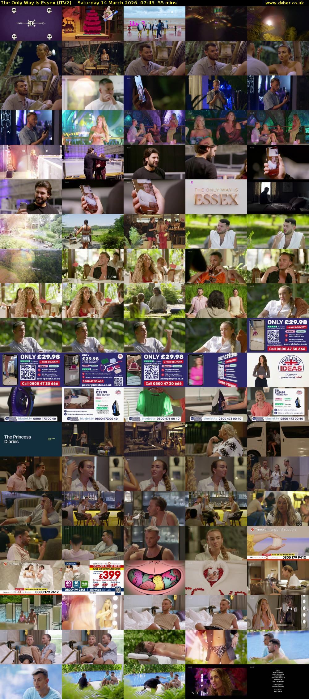 The Only Way is Essex (ITV2) Saturday 14 March 2026 07:45 - 08:40