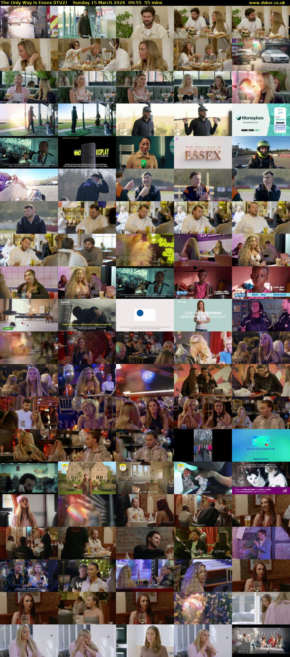 The Only Way is Essex (ITV2) Sunday 15 March 2026 09:55 - 10:50