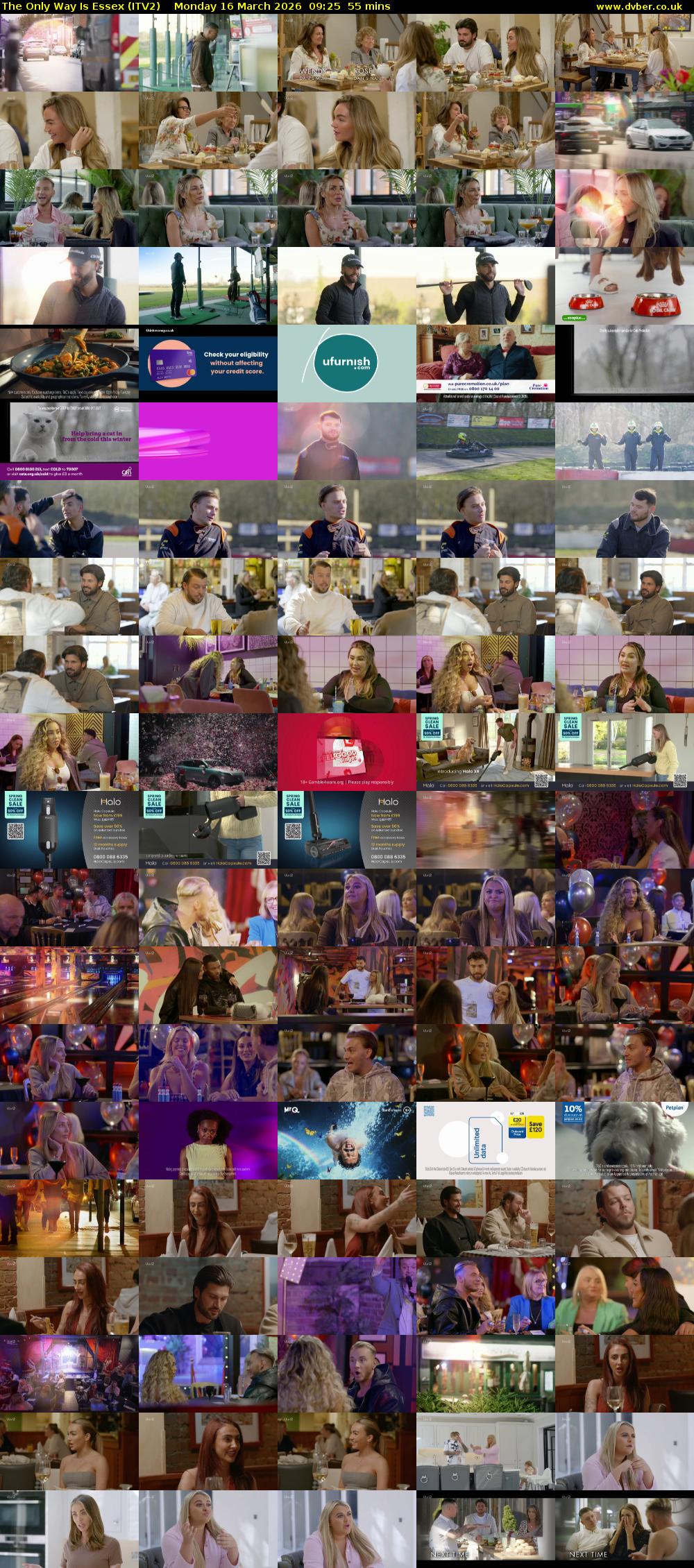 The Only Way is Essex (ITV2) Monday 16 March 2026 09:25 - 10:20