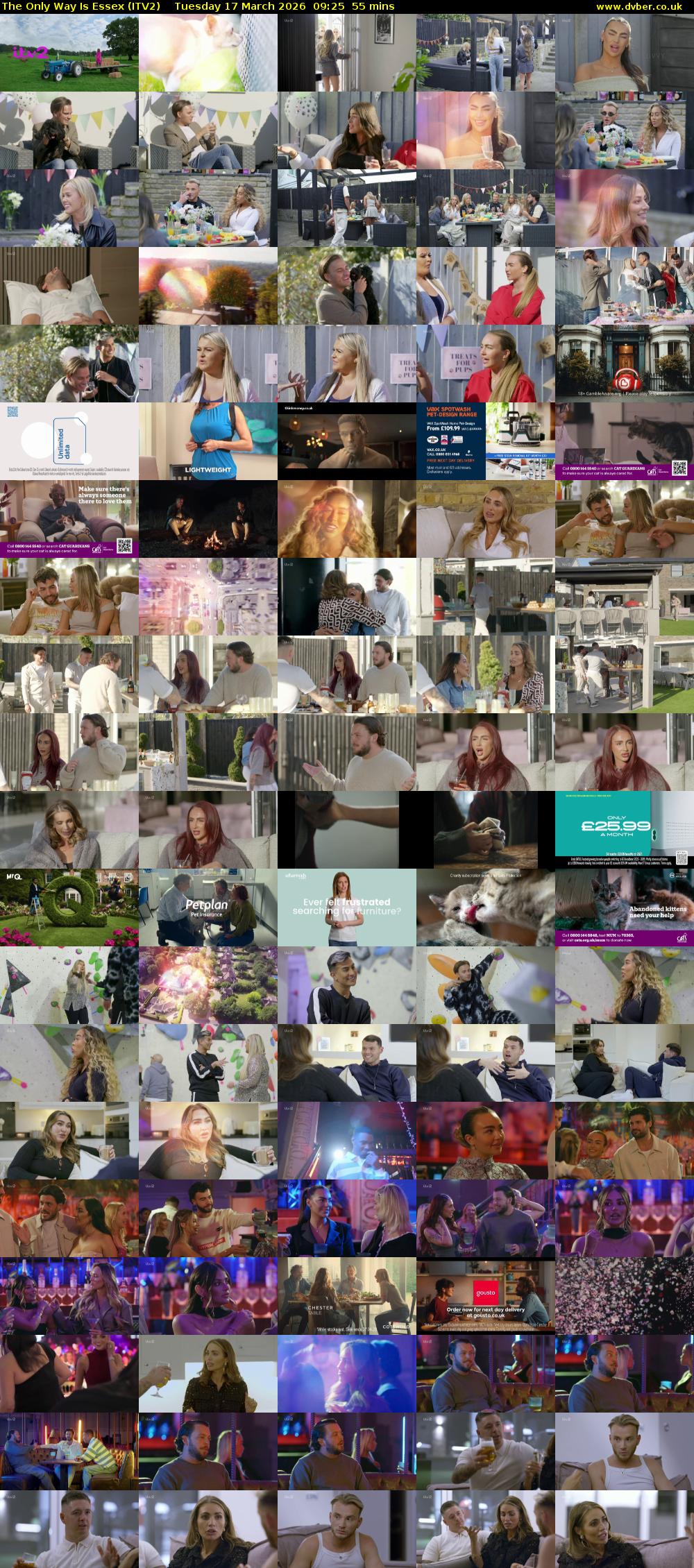 The Only Way is Essex (ITV2) Tuesday 17 March 2026 09:25 - 10:20