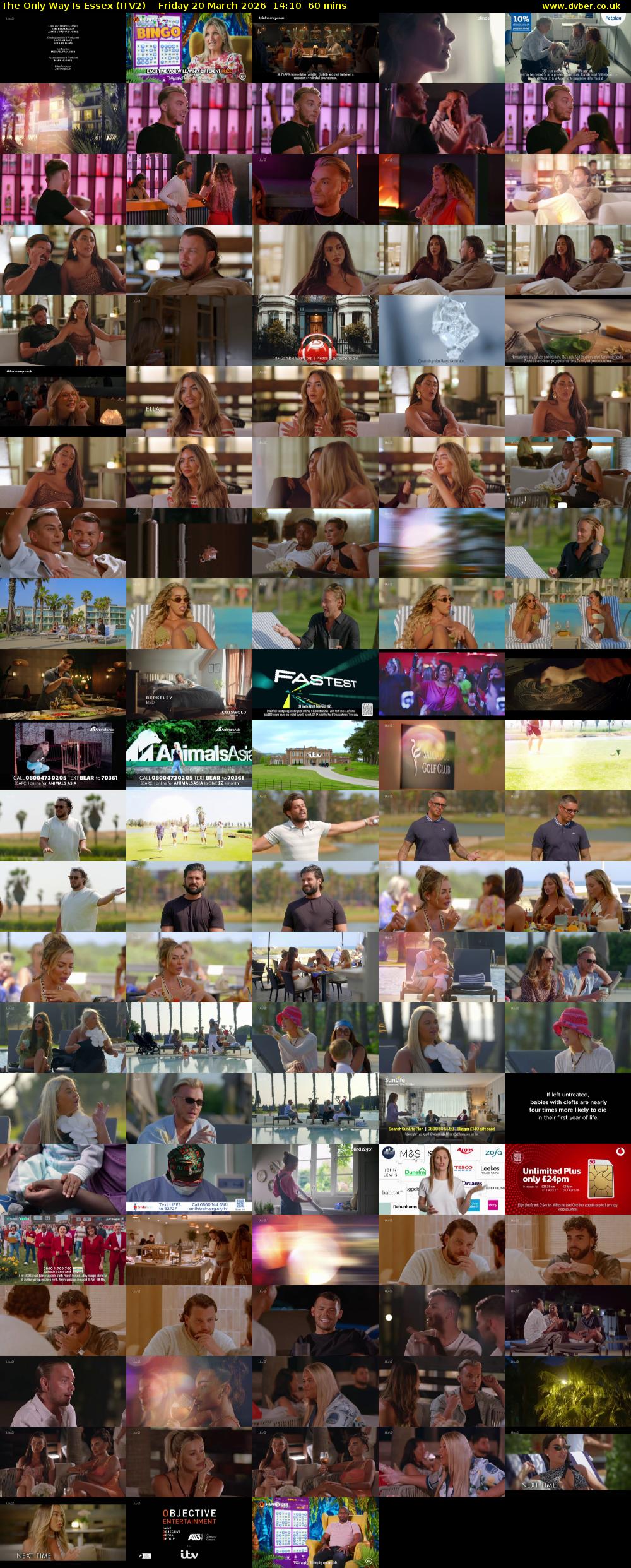 The Only Way is Essex (ITV2) Friday 20 March 2026 14:10 - 15:10
