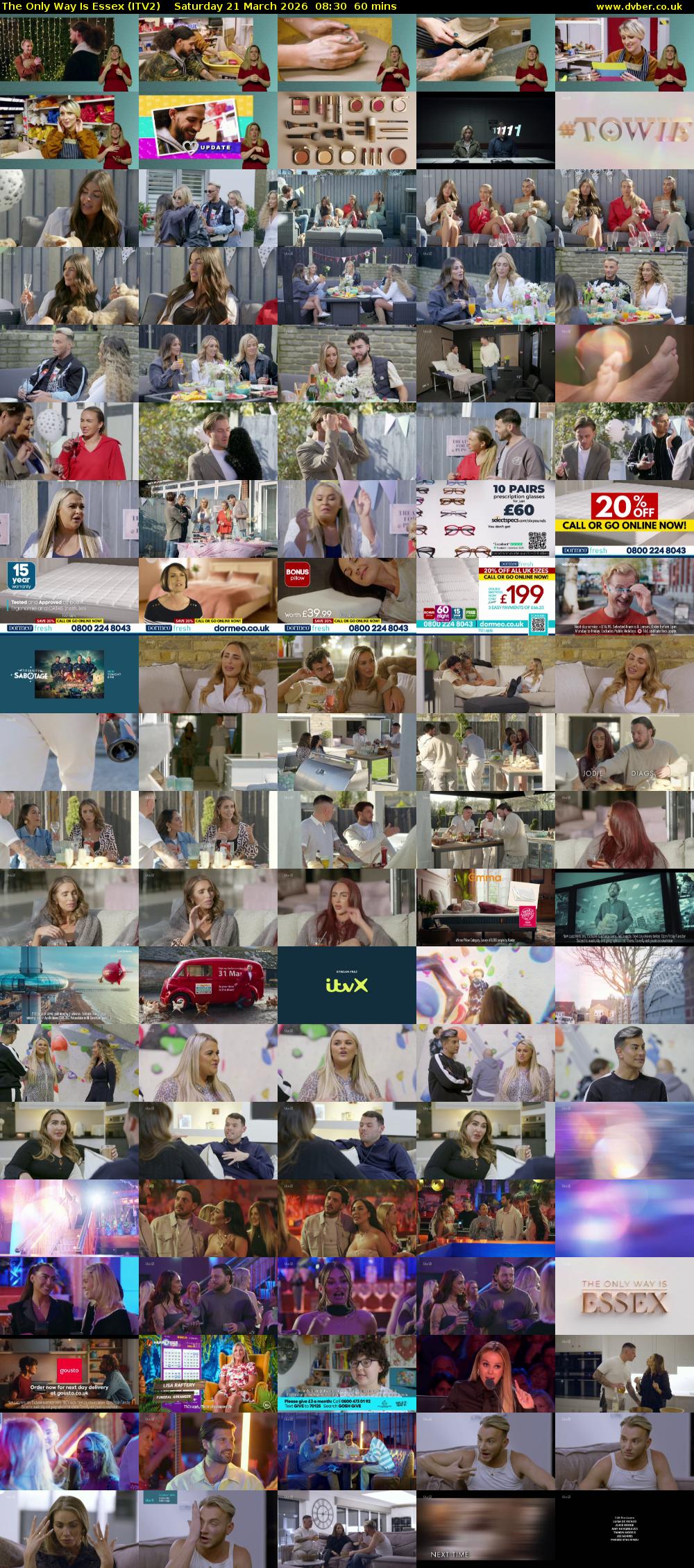 The Only Way is Essex (ITV2) Saturday 21 March 2026 08:30 - 09:30