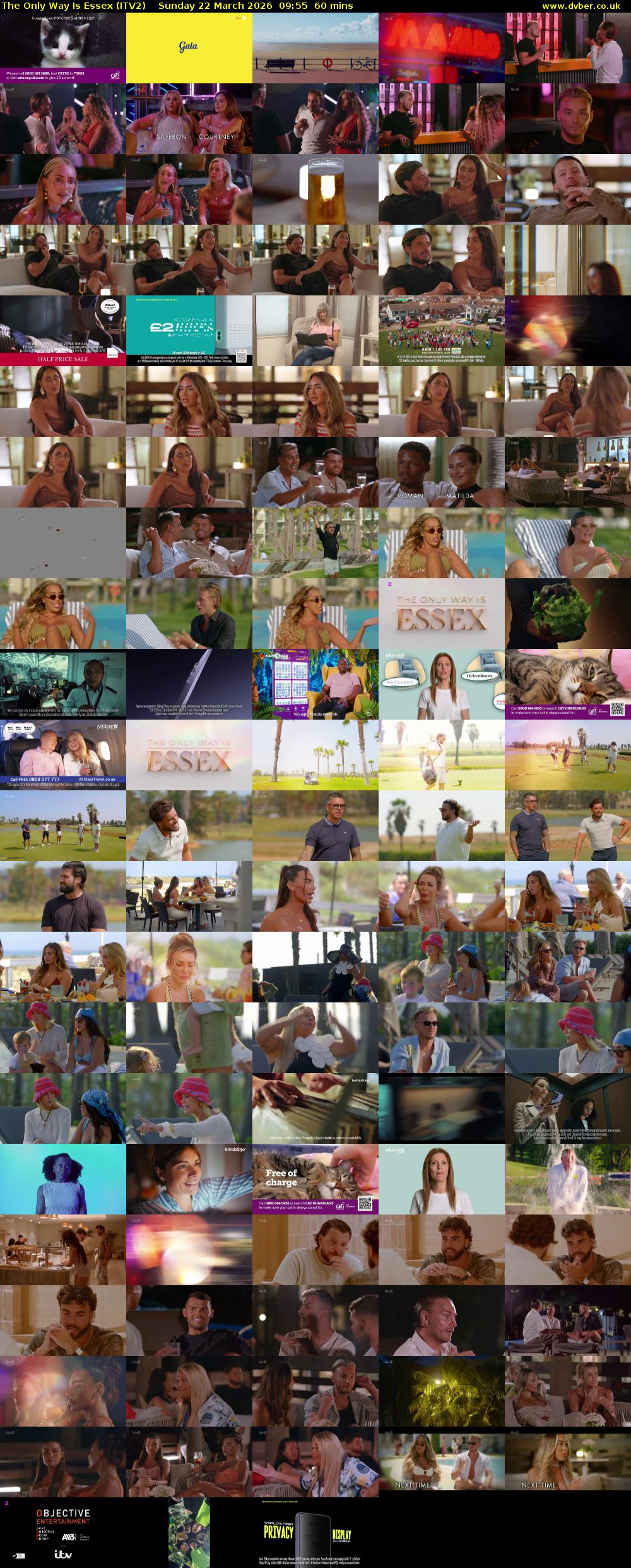 The Only Way is Essex (ITV2) Sunday 22 March 2026 09:55 - 10:55