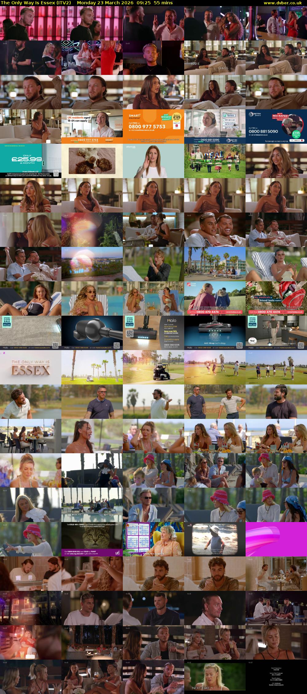 The Only Way is Essex (ITV2) Monday 23 March 2026 09:25 - 10:20