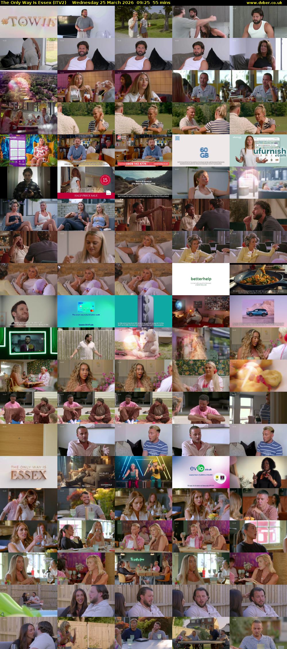 The Only Way is Essex (ITV2) Wednesday 25 March 2026 09:25 - 10:20
