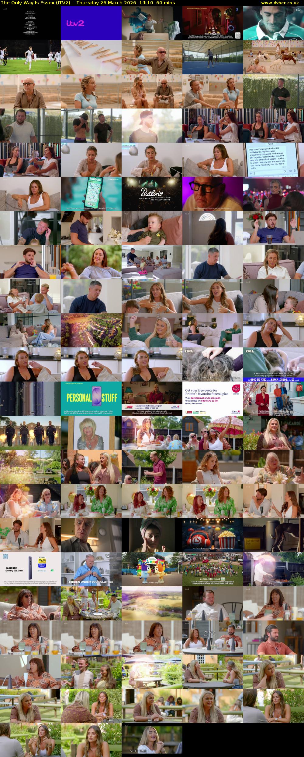 The Only Way is Essex (ITV2) Thursday 26 March 2026 14:10 - 15:10