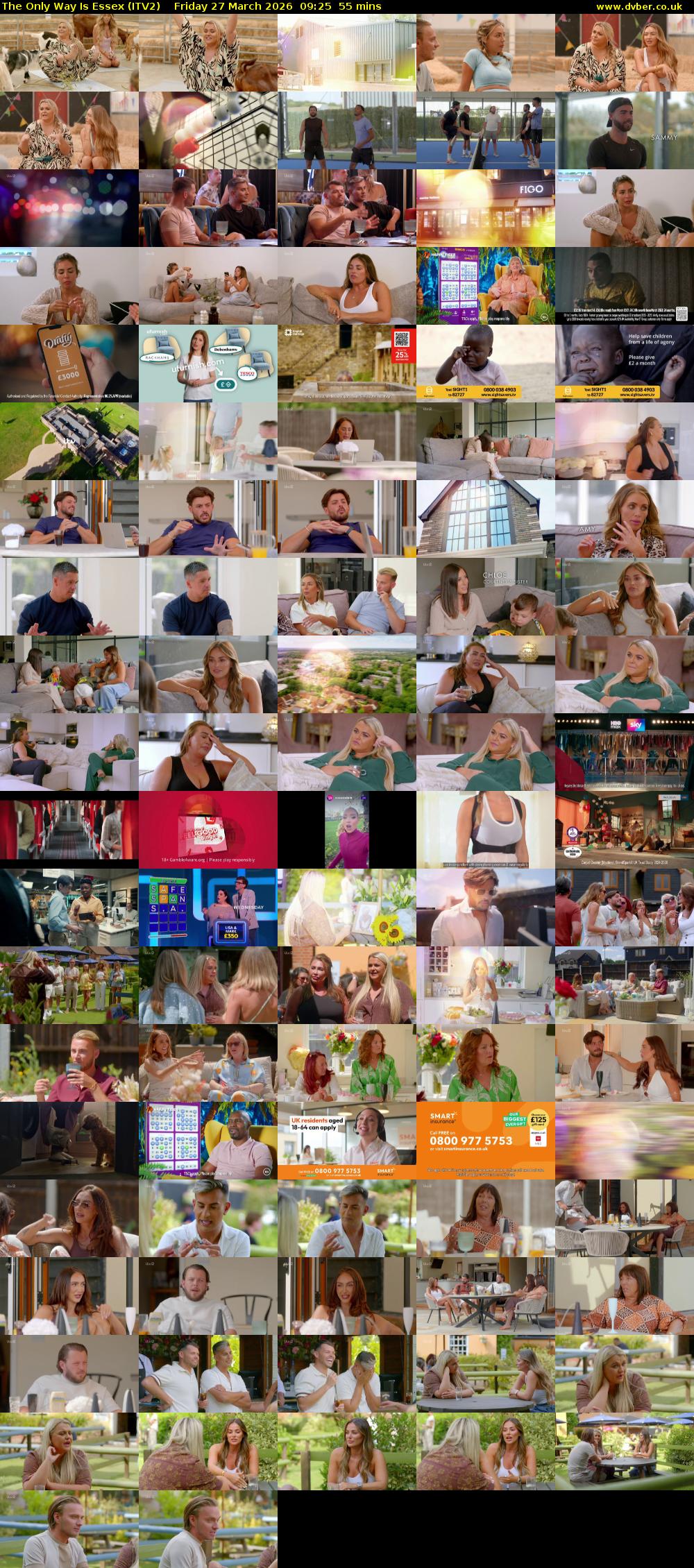 The Only Way is Essex (ITV2) Friday 27 March 2026 09:25 - 10:20