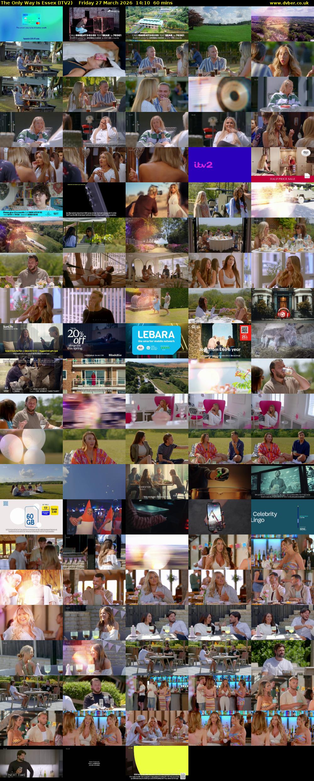 The Only Way is Essex (ITV2) Friday 27 March 2026 14:10 - 15:10
