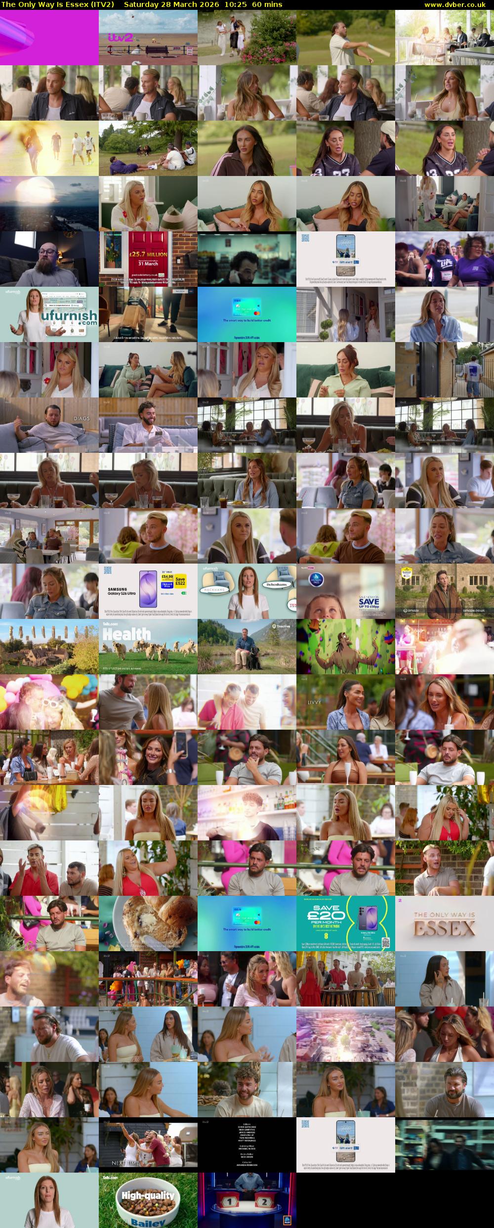 The Only Way is Essex (ITV2) Saturday 28 March 2026 10:25 - 11:25