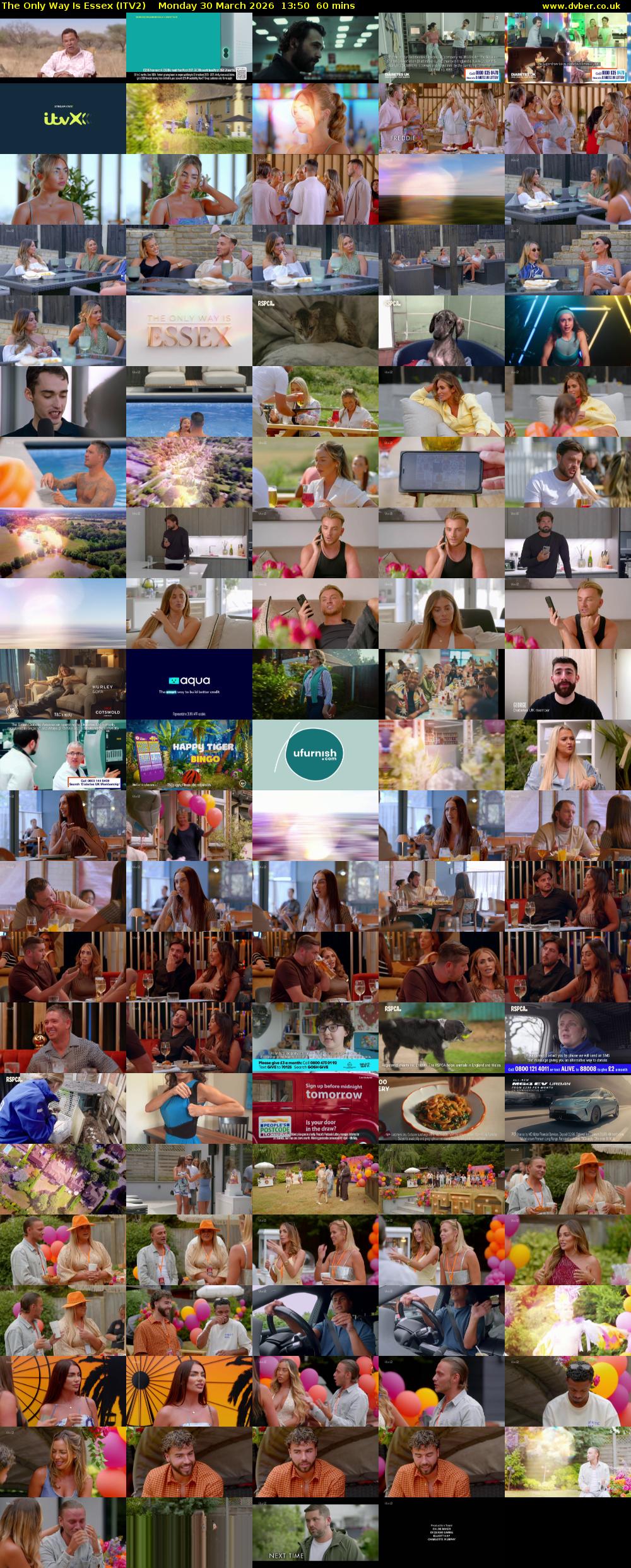 The Only Way is Essex (ITV2) Monday 30 March 2026 13:50 - 14:50