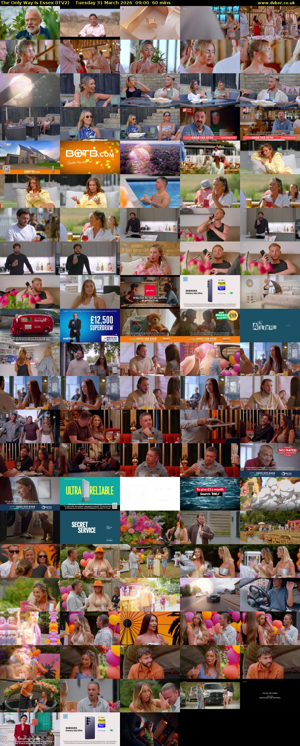 The Only Way is Essex (ITV2) Tuesday 31 March 2026 09:00 - 10:00