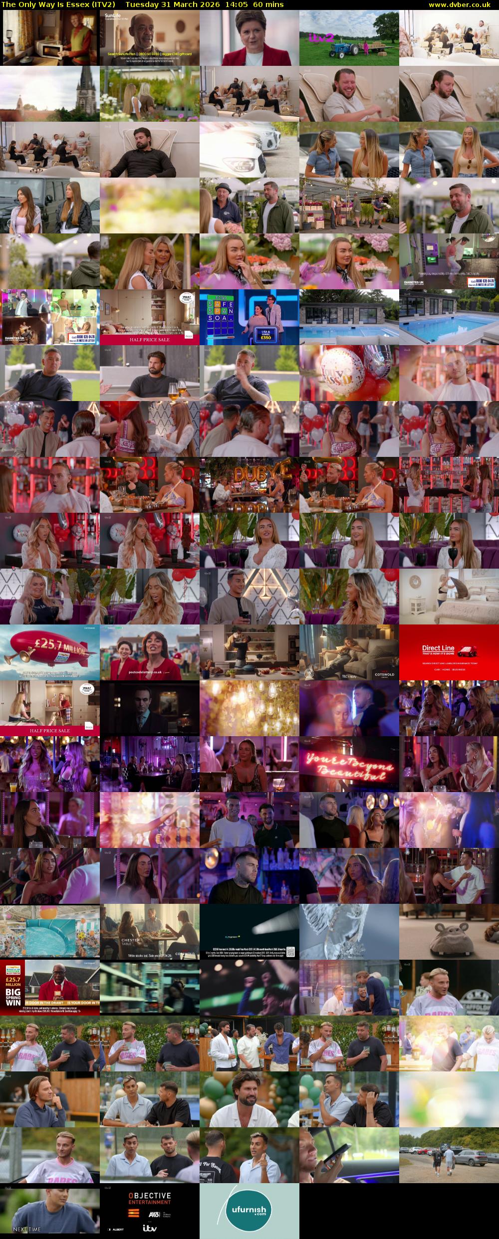 The Only Way is Essex (ITV2) Tuesday 31 March 2026 14:05 - 15:05