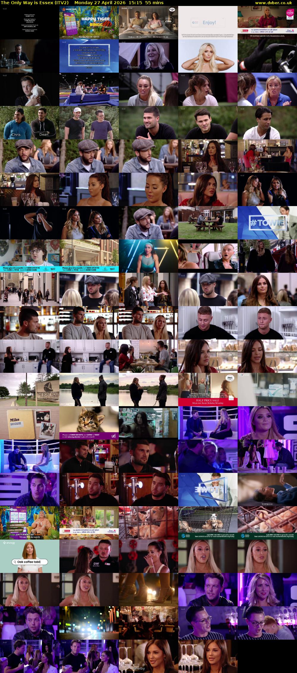 The Only Way is Essex (ITV2) Monday 27 April 2026 15:15 - 16:10