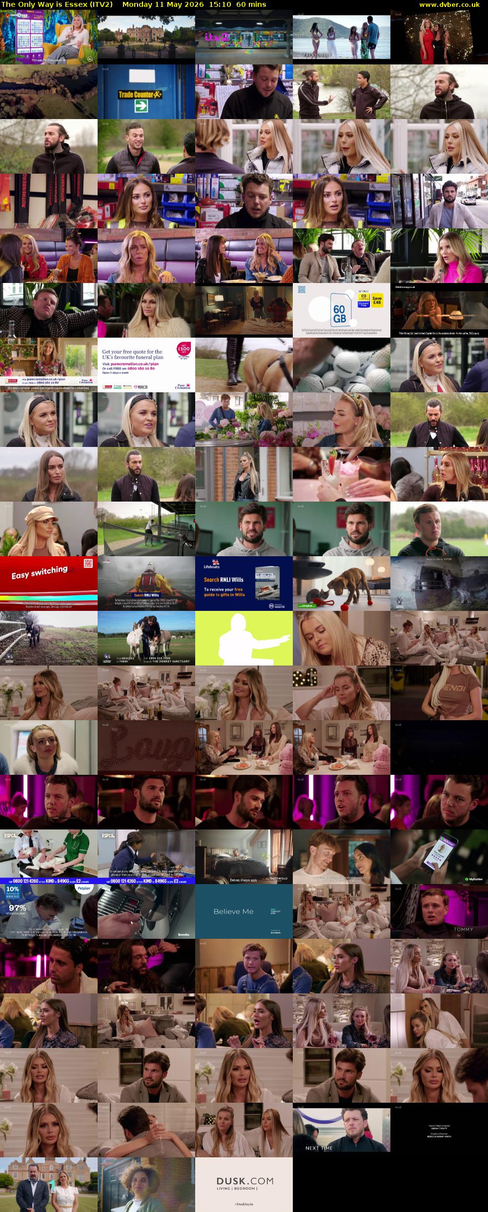 The Only Way is Essex (ITV2) Monday 11 May 2026 15:10 - 16:10