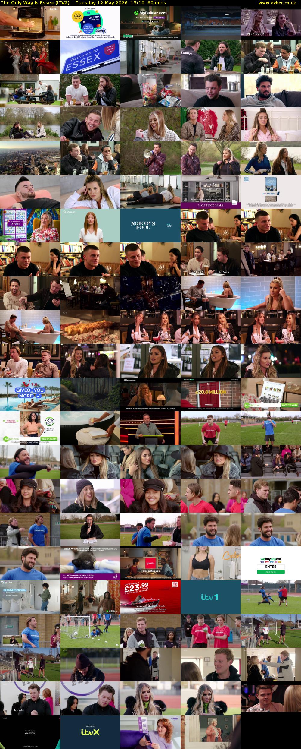 The Only Way is Essex (ITV2) Tuesday 12 May 2026 15:10 - 16:10