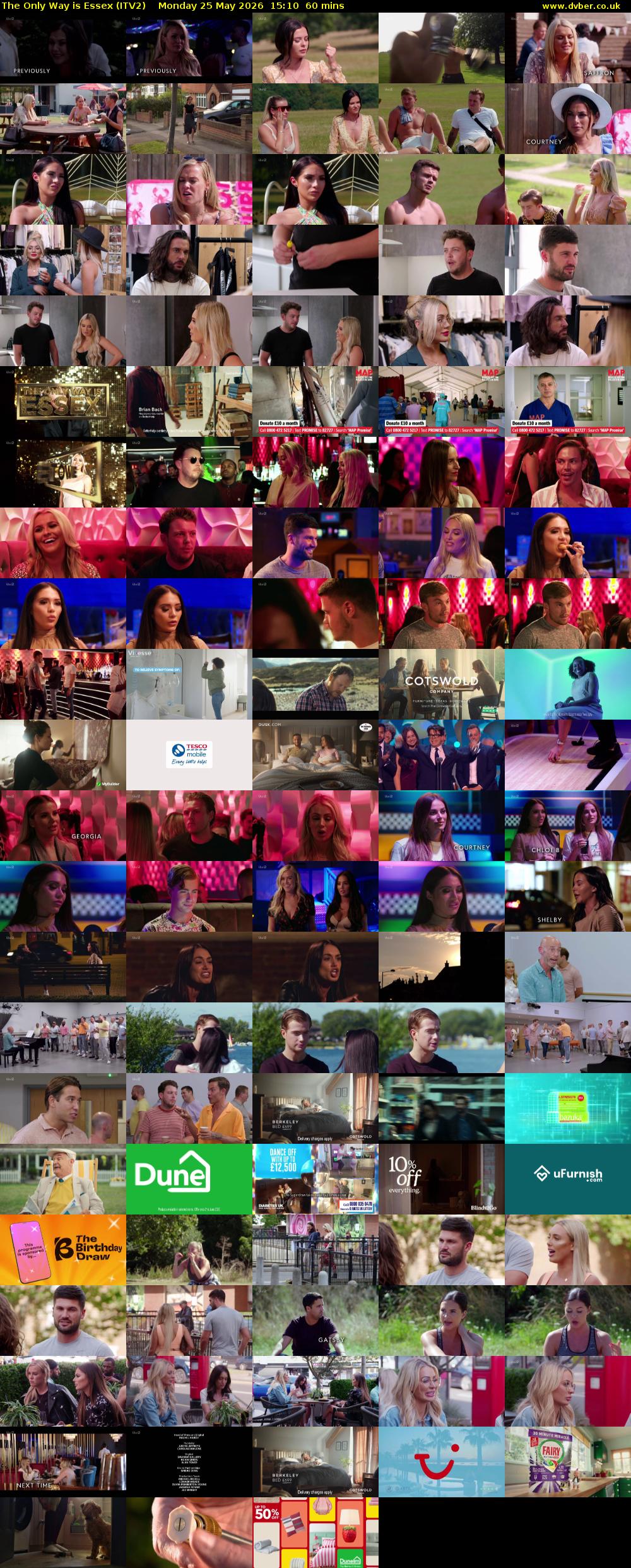 The Only Way is Essex (ITV2) Monday 25 May 2026 15:10 - 16:10