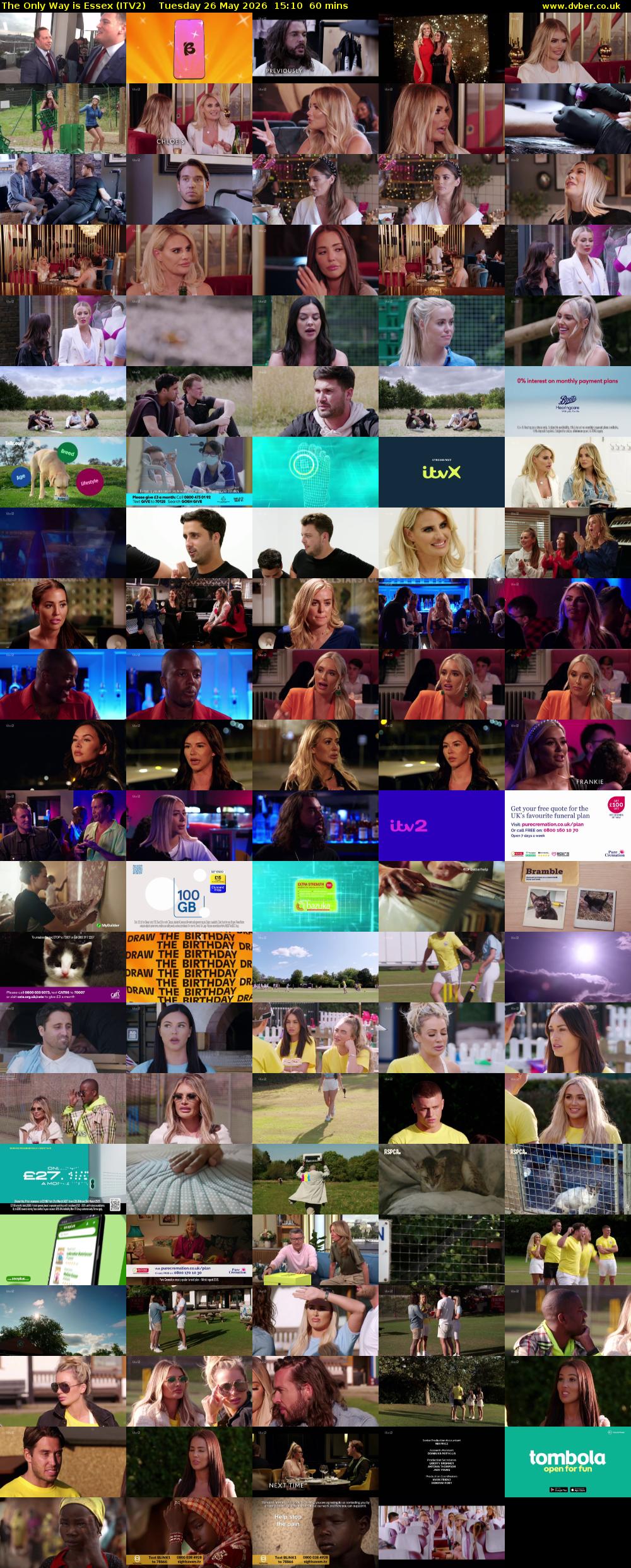 The Only Way is Essex (ITV2) Tuesday 26 May 2026 15:10 - 16:10