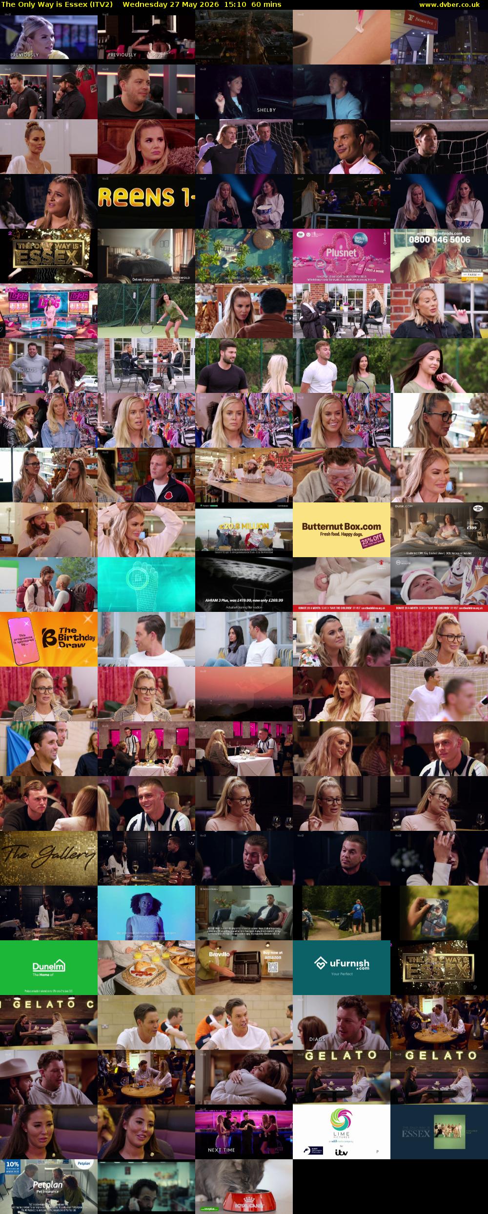 The Only Way is Essex (ITV2) Wednesday 27 May 2026 15:10 - 16:10