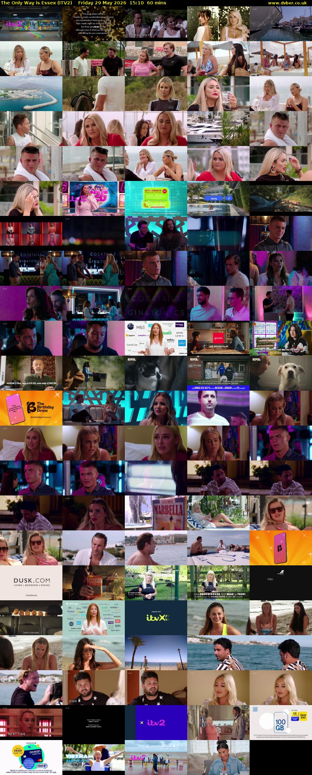 The Only Way is Essex (ITV2) Friday 29 May 2026 15:10 - 16:10
