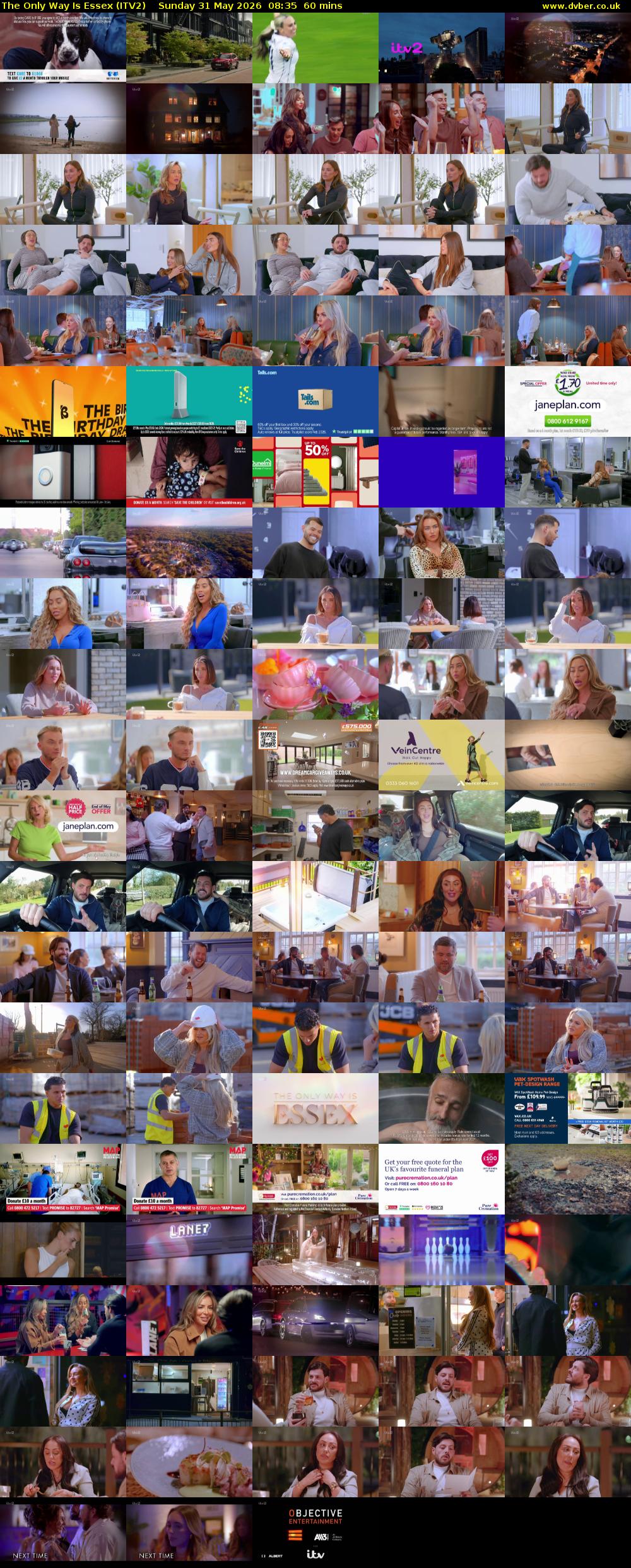 The Only Way is Essex (ITV2) Sunday 31 May 2026 08:35 - 09:35