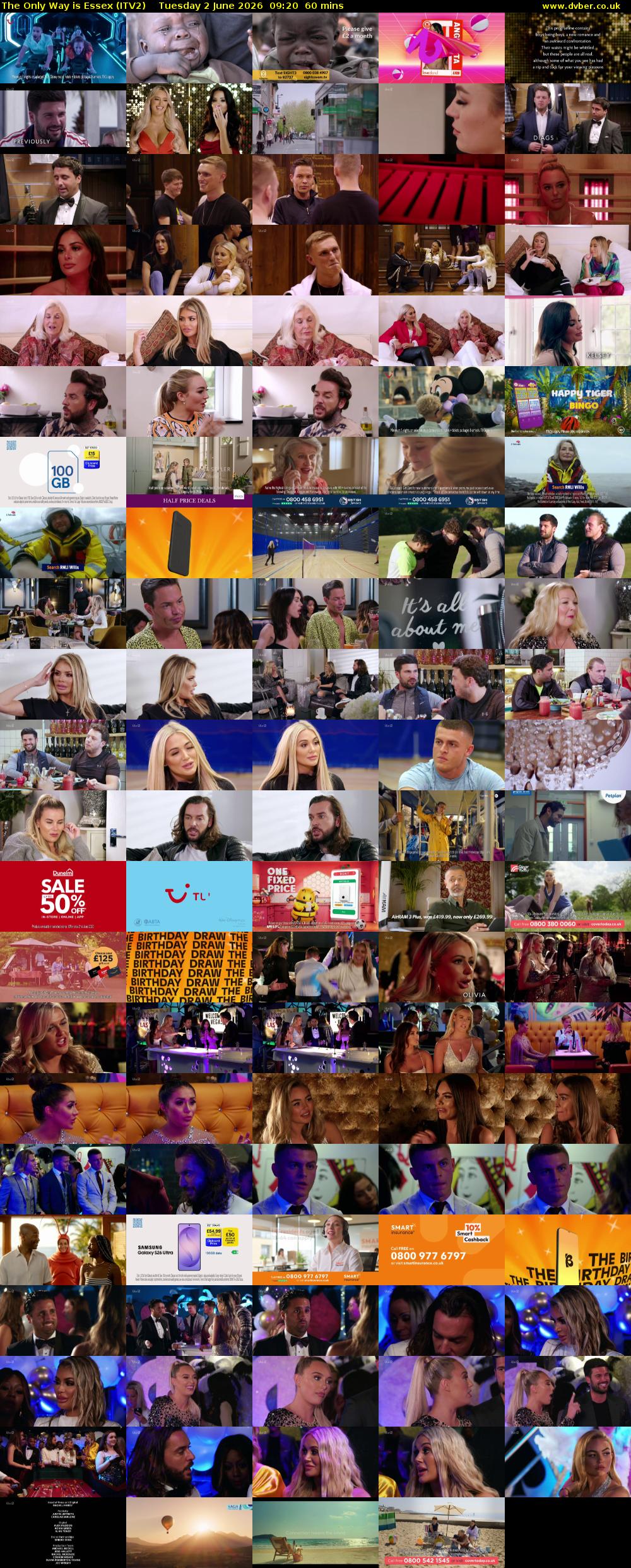 The Only Way is Essex (ITV2) Tuesday 2 June 2026 09:20 - 10:20