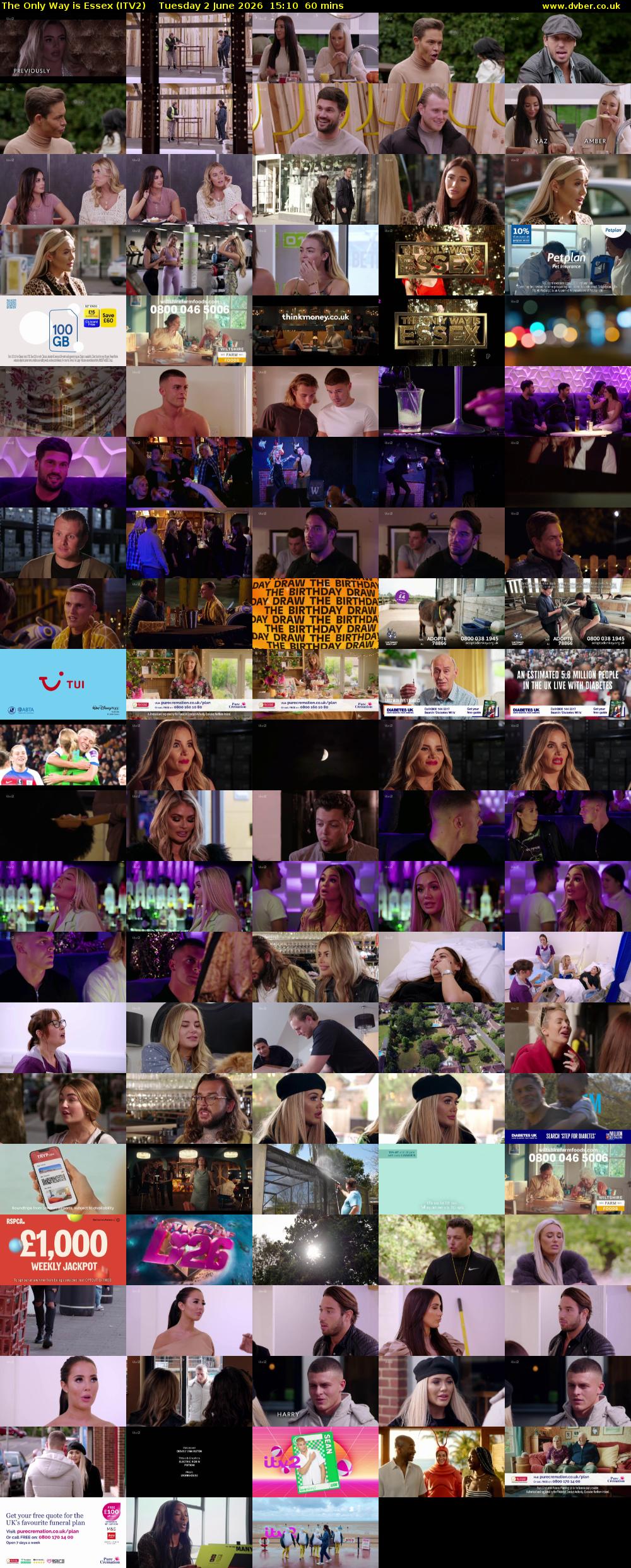 The Only Way is Essex (ITV2) Tuesday 2 June 2026 15:10 - 16:10