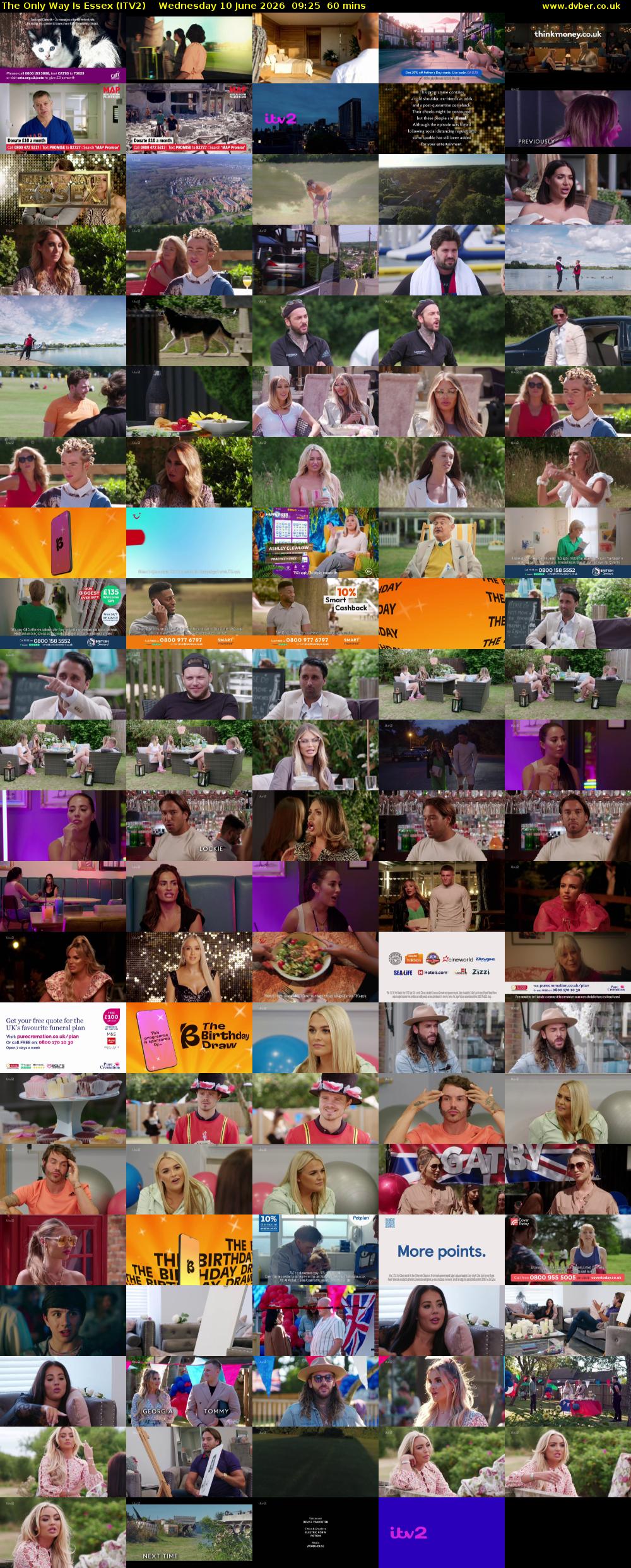 The Only Way is Essex (ITV2) Wednesday 10 June 2026 09:25 - 10:25