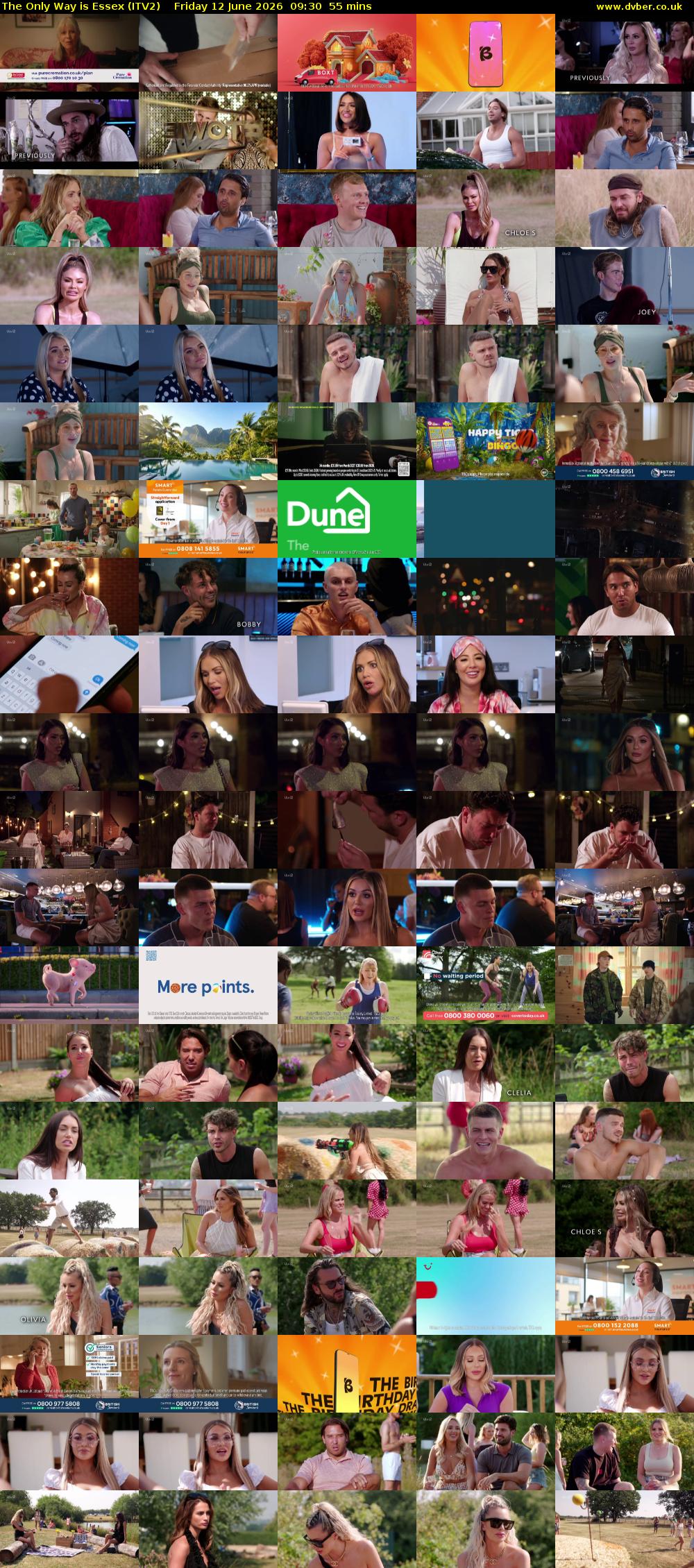 The Only Way is Essex (ITV2) Friday 12 June 2026 09:30 - 10:25