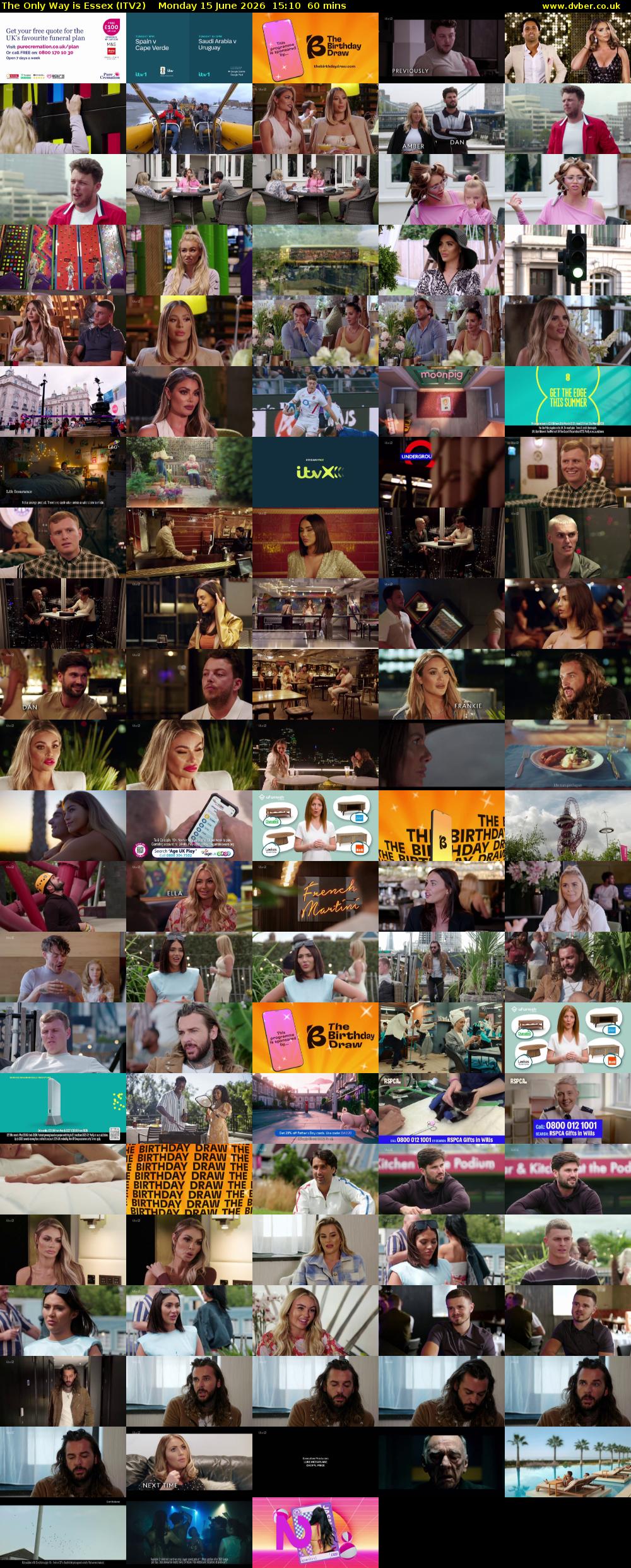 The Only Way is Essex (ITV2) Monday 15 June 2026 15:10 - 16:10