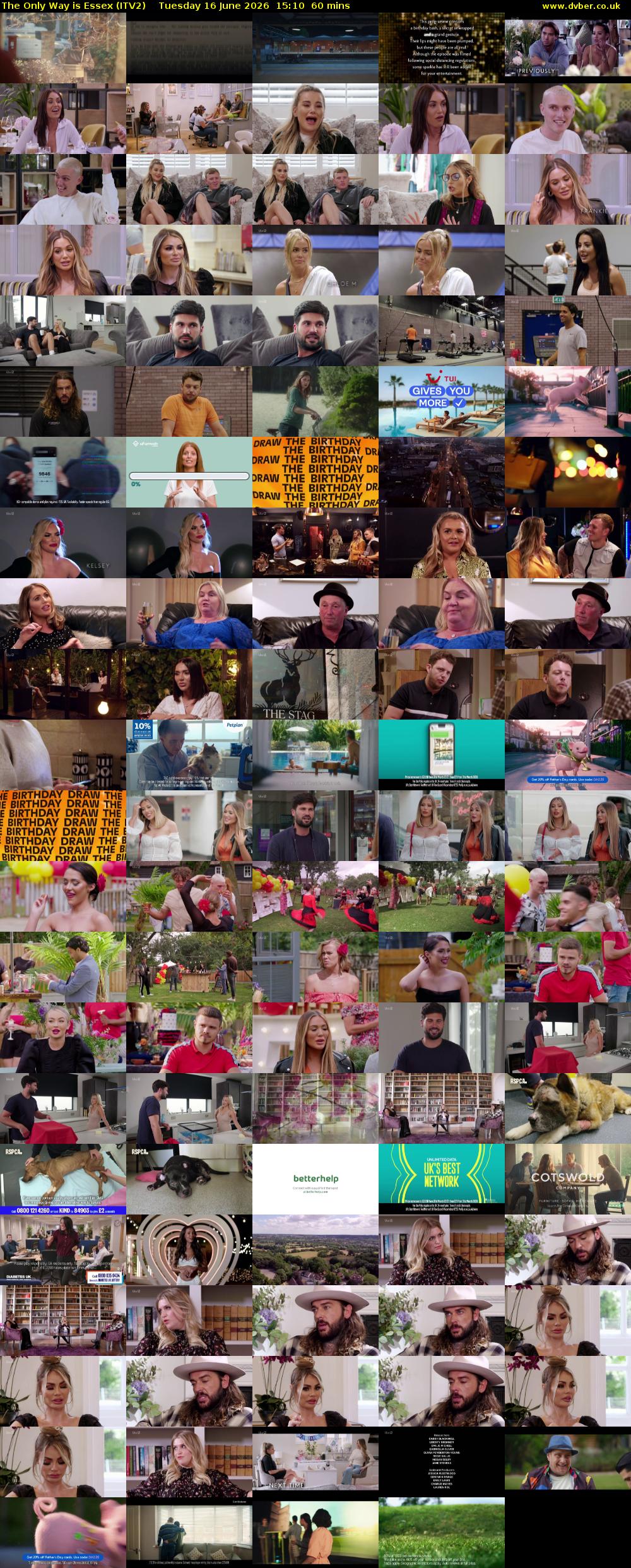 The Only Way is Essex (ITV2) Tuesday 16 June 2026 15:10 - 16:10