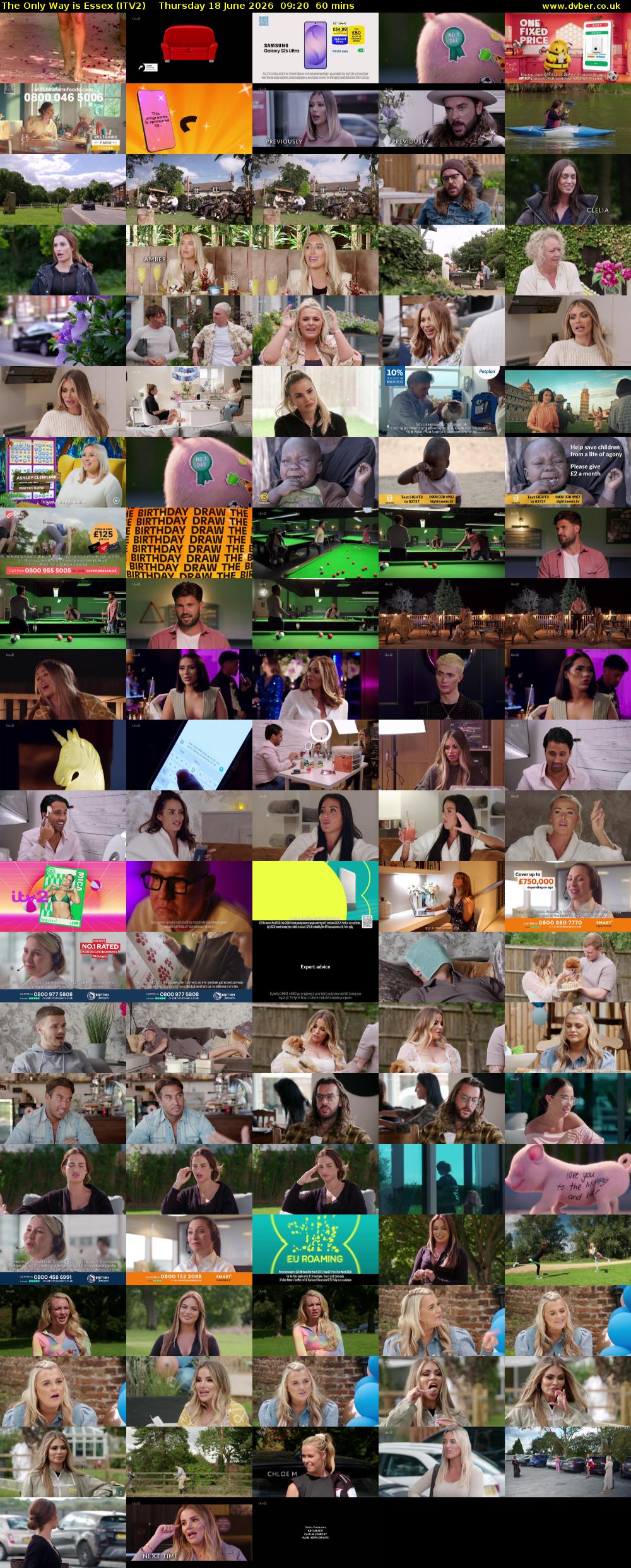 The Only Way is Essex (ITV2) Thursday 18 June 2026 09:20 - 10:20