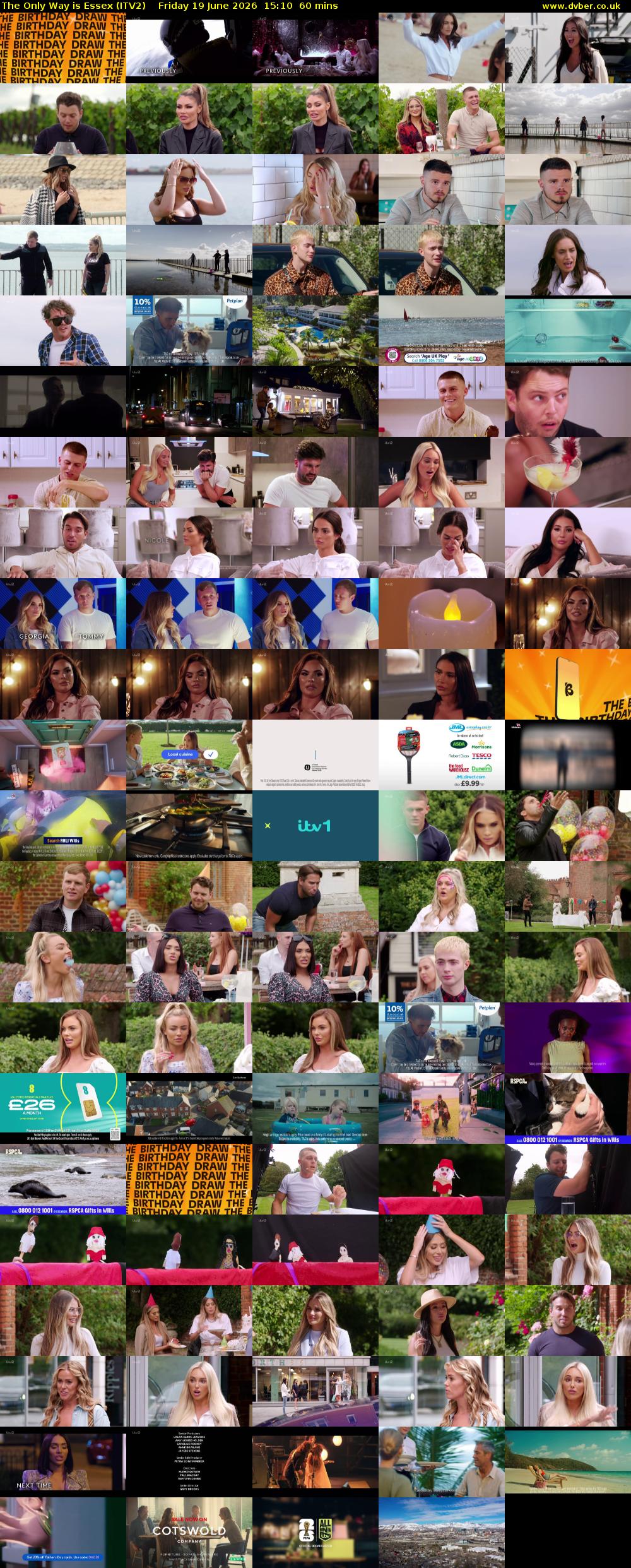 The Only Way is Essex (ITV2) Friday 19 June 2026 15:10 - 16:10