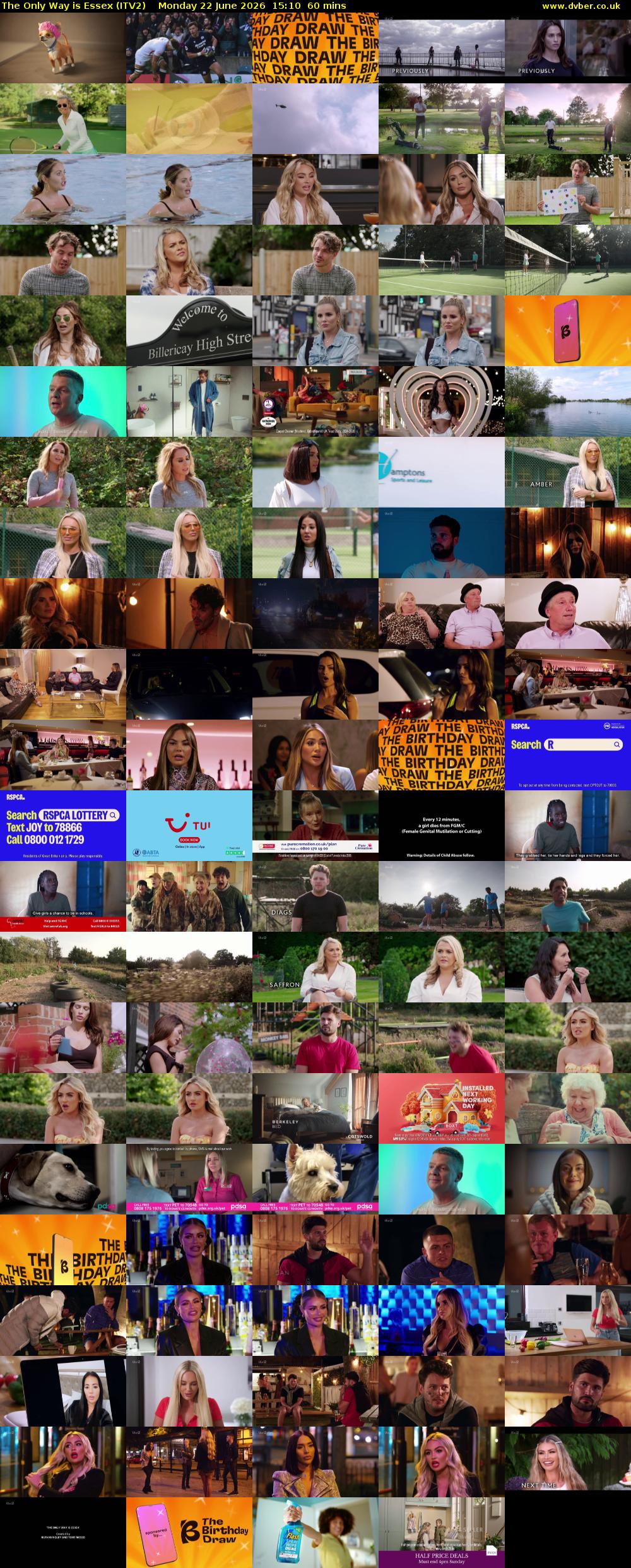 The Only Way is Essex (ITV2) Monday 22 June 2026 15:10 - 16:10