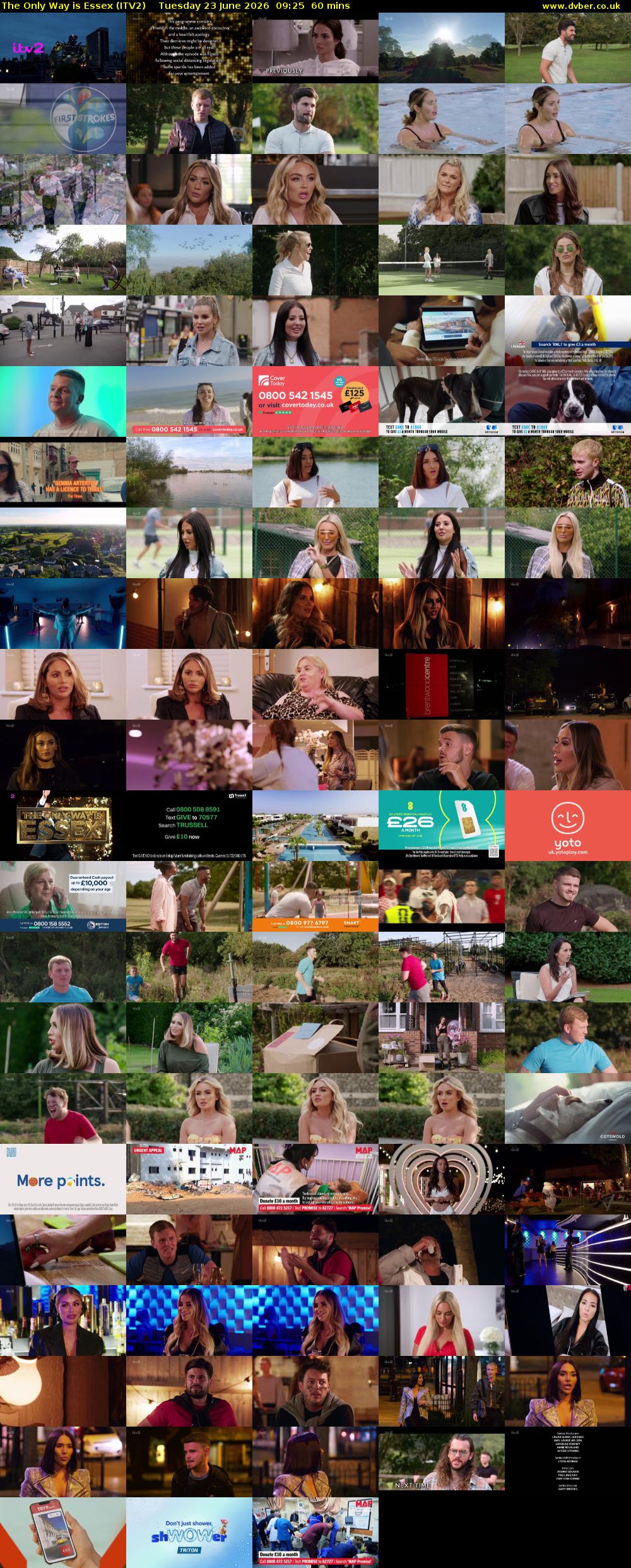 The Only Way is Essex (ITV2) Tuesday 23 June 2026 09:25 - 10:25