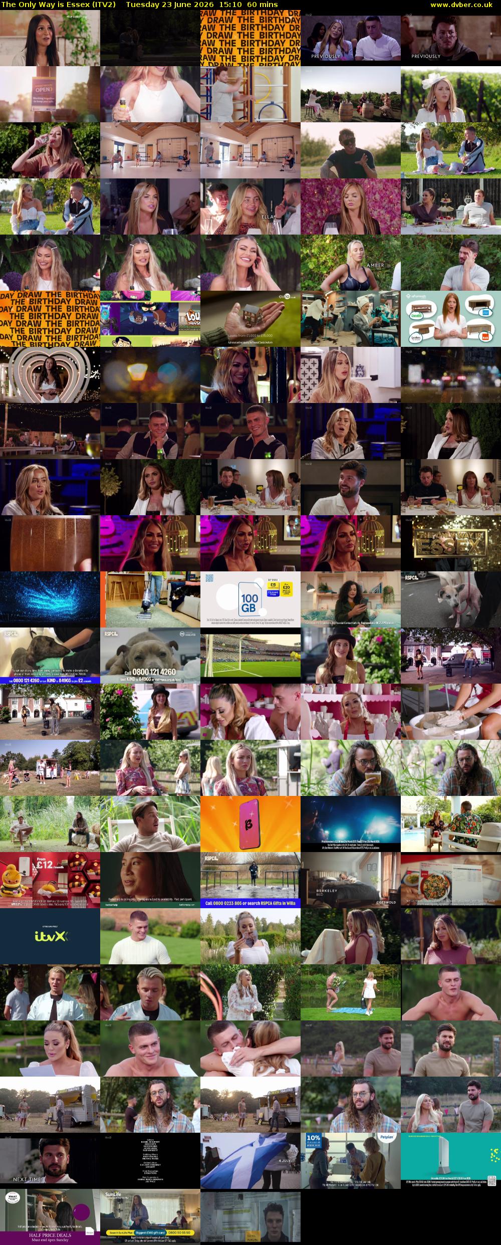 The Only Way is Essex (ITV2) Tuesday 23 June 2026 15:10 - 16:10