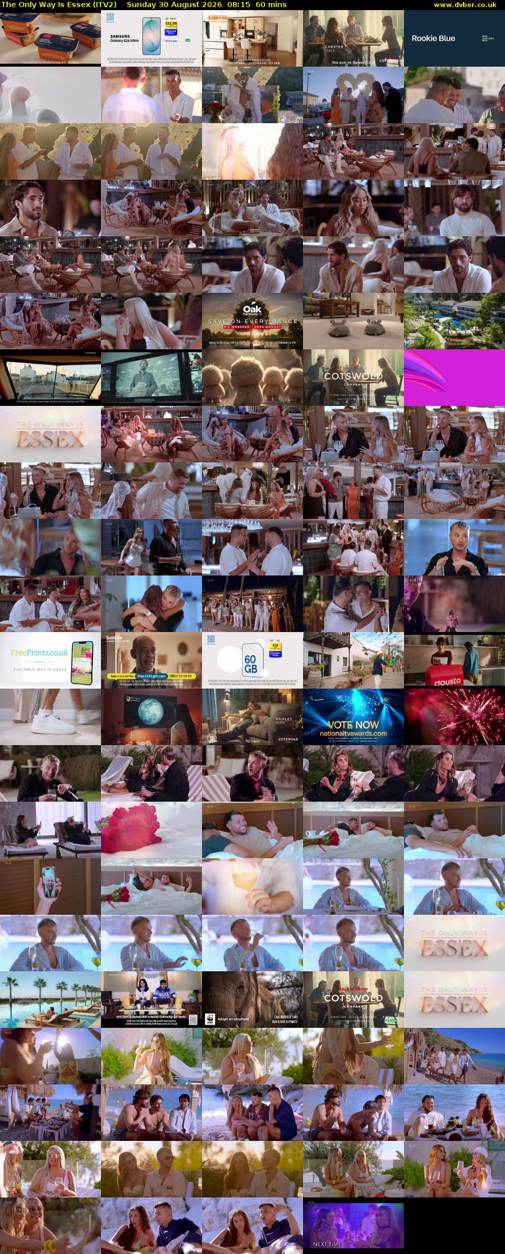 The Only Way is Essex (ITV2) Sunday 30 August 2026 08:15 - 09:15