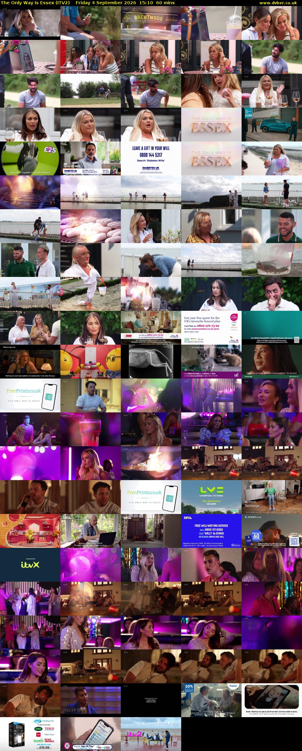 The Only Way is Essex (ITV2) Friday 4 September 2026 15:10 - 16:10