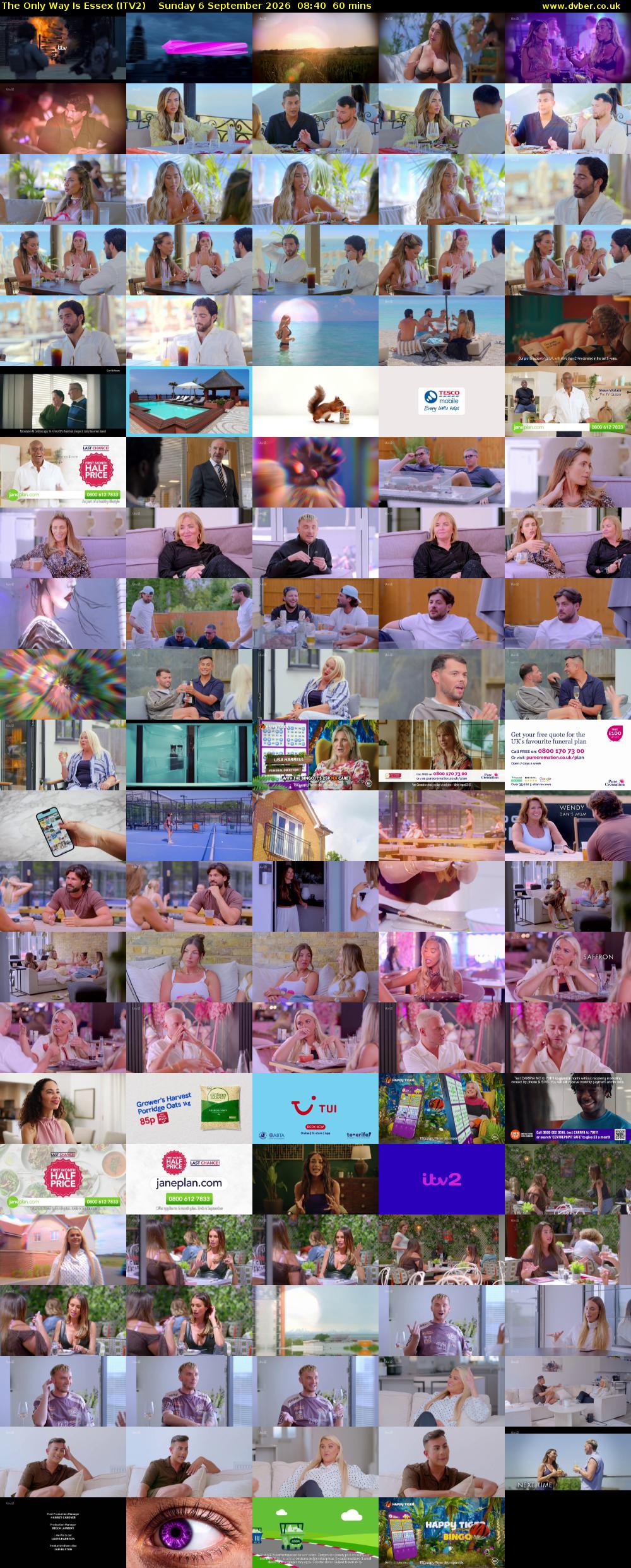 The Only Way is Essex (ITV2) Sunday 6 September 2026 08:40 - 09:40