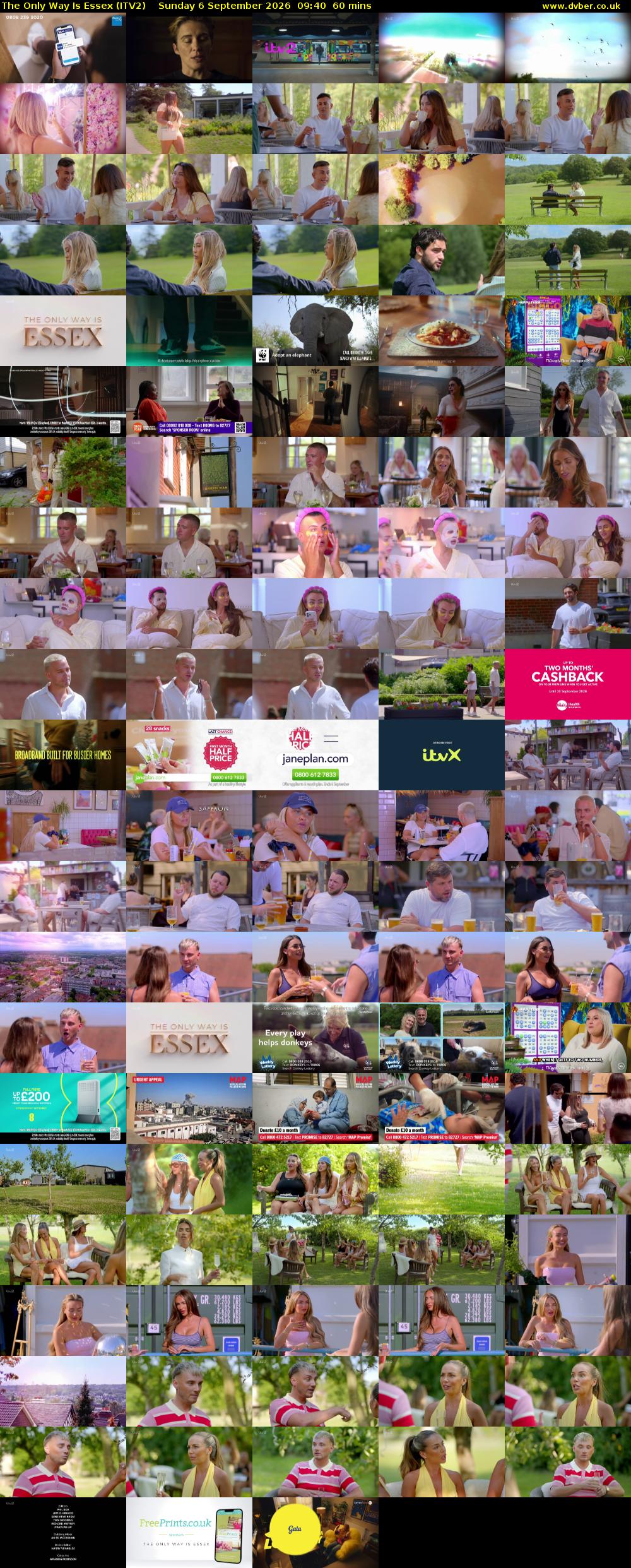 The Only Way is Essex (ITV2) Sunday 6 September 2026 09:40 - 10:40
