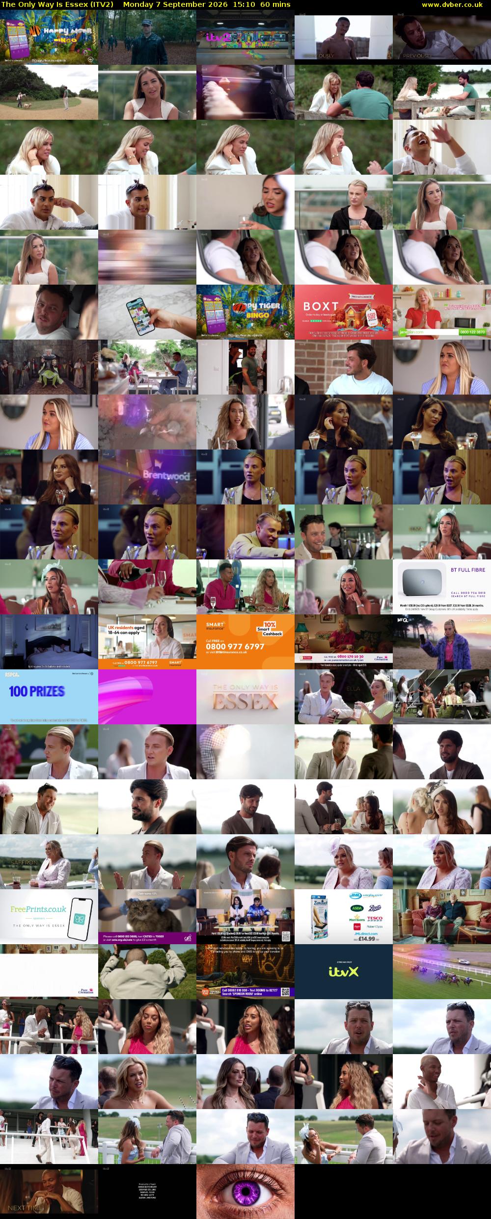 The Only Way is Essex (ITV2) Monday 7 September 2026 15:10 - 16:10
