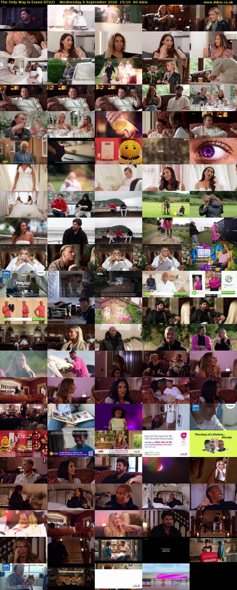 The Only Way is Essex (ITV2) Wednesday 9 September 2026 15:10 - 16:10