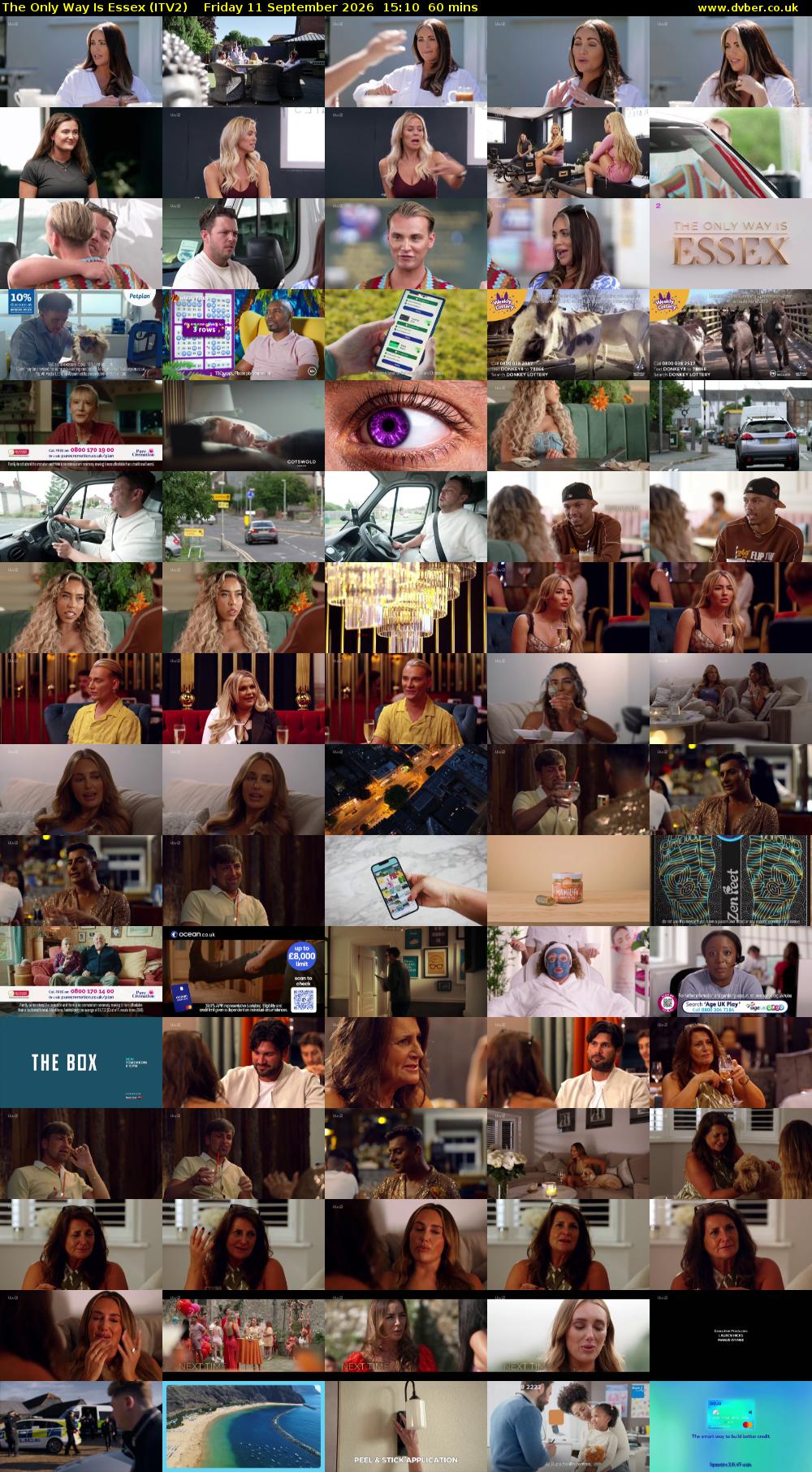 The Only Way is Essex (ITV2) Friday 11 September 2026 15:10 - 16:10
