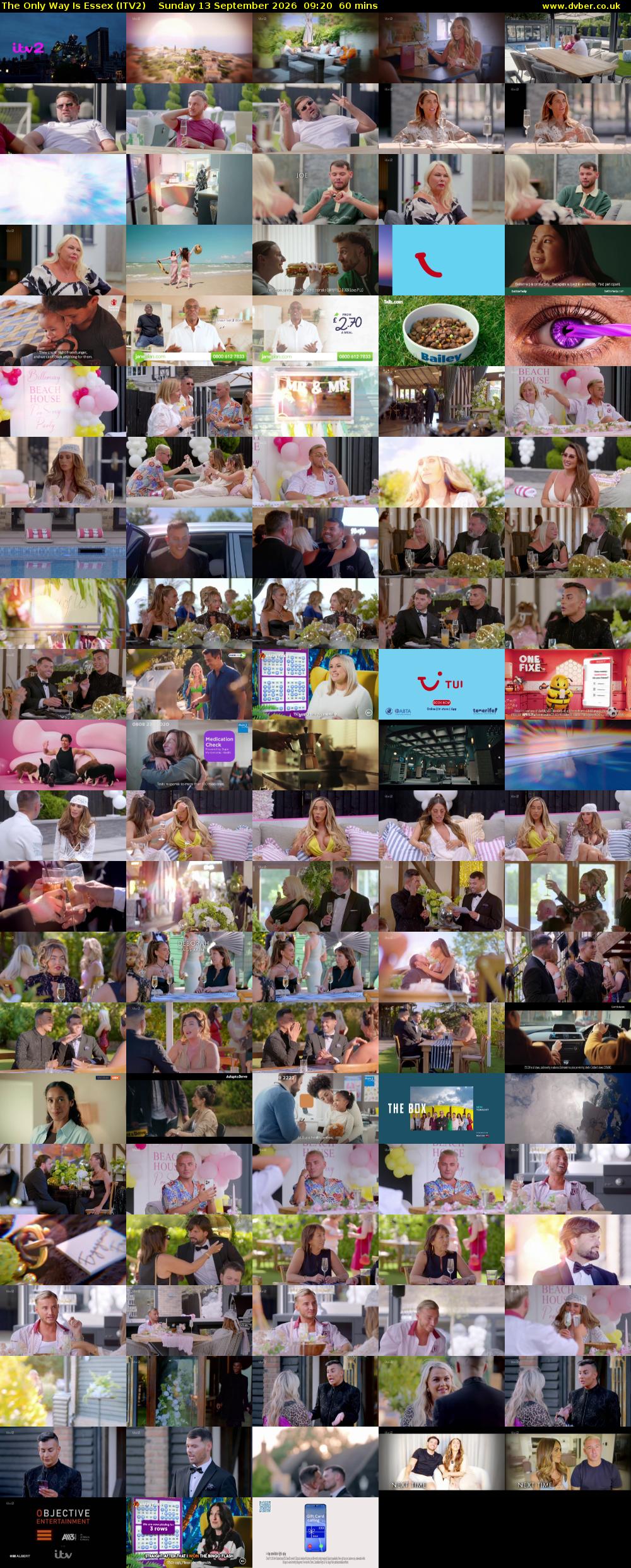 The Only Way is Essex (ITV2) Sunday 13 September 2026 09:20 - 10:20