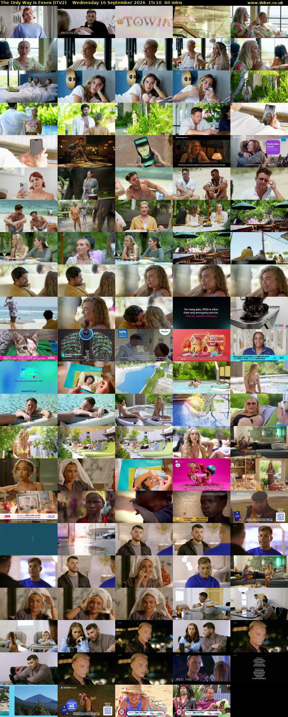 The Only Way is Essex (ITV2) Wednesday 16 September 2026 15:10 - 16:10