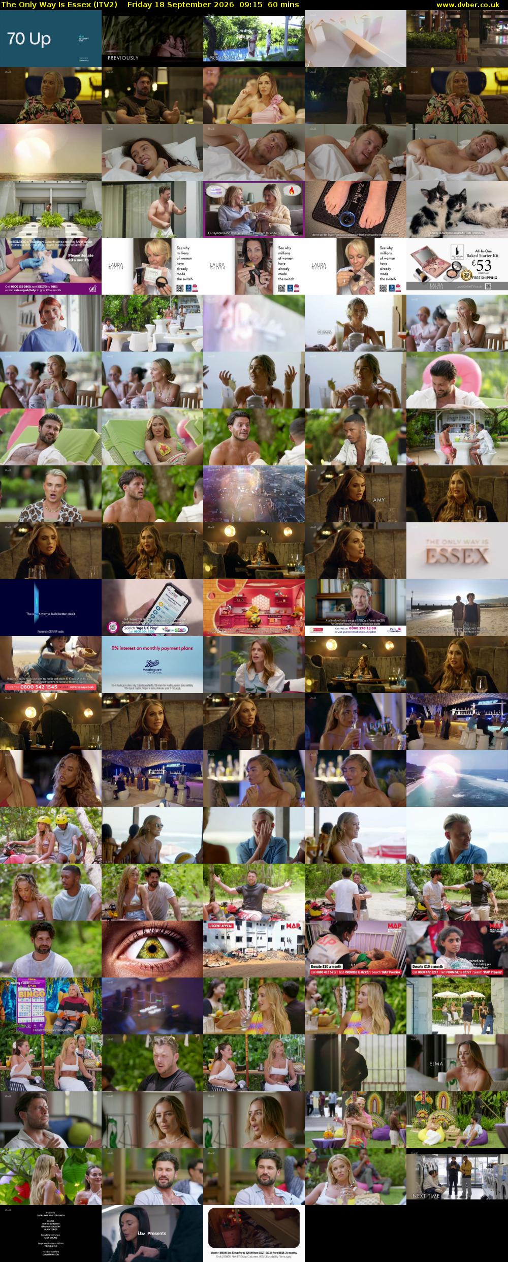 The Only Way is Essex (ITV2) Friday 18 September 2026 09:15 - 10:15