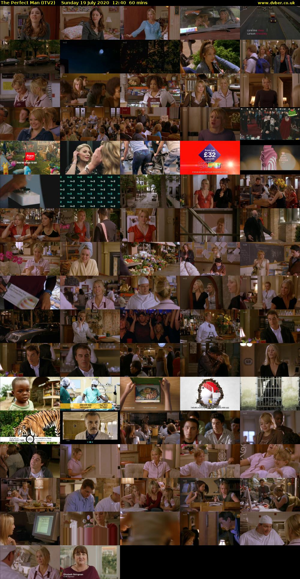 The Perfect Man (ITV2) Sunday 19 July 2020 12:40 - 13:40