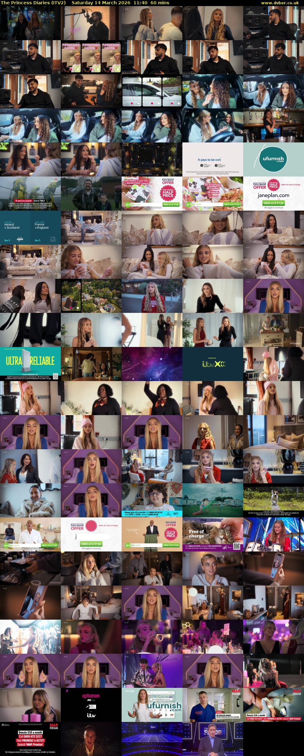 The Princess Diaries (ITV2) Saturday 14 March 2026 11:40 - 12:40