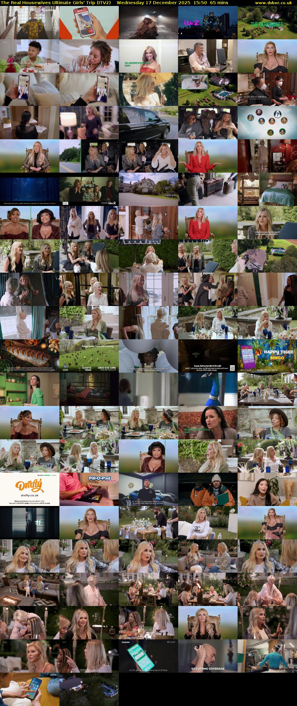 The Real Housewives Ultimate Girls' Trip (ITV2) Wednesday 17 December 2025 15:50 - 16:55