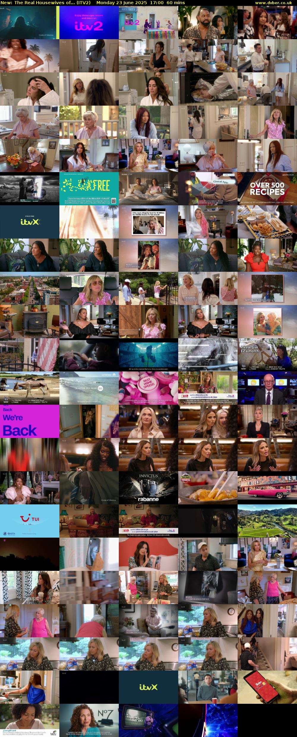 The Real Housewives of... (ITV2) Monday 23 June 2025 17:00 - 18:00