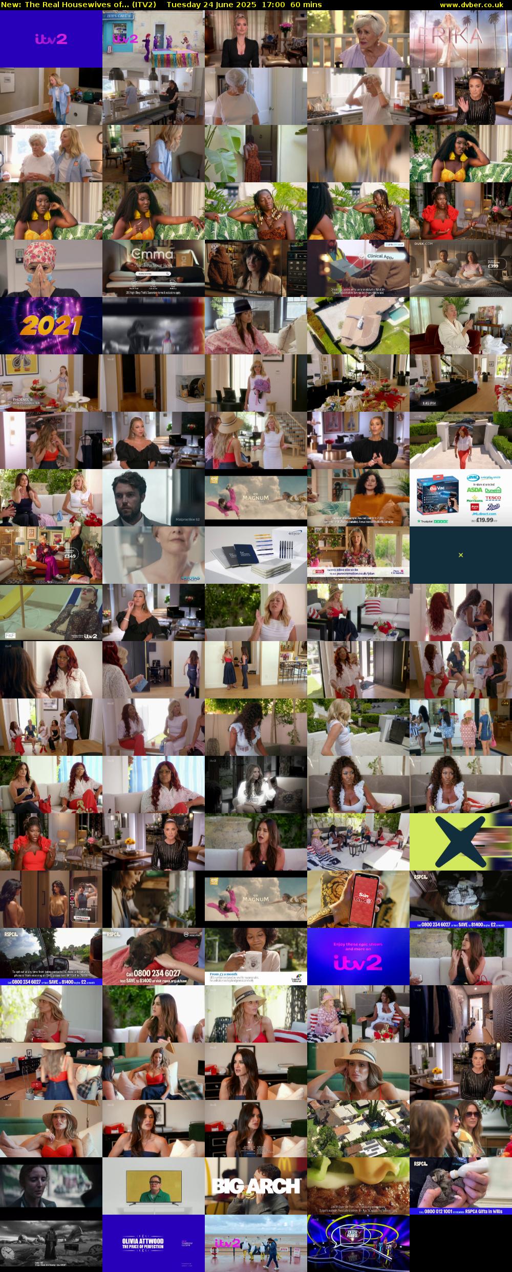 The Real Housewives of... (ITV2) Tuesday 24 June 2025 17:00 - 18:00